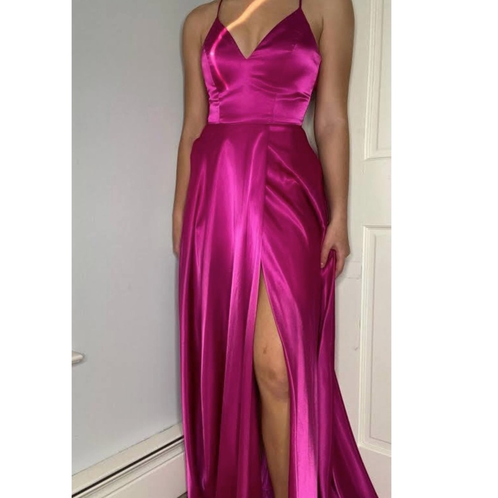 NWT Blondie Nites pink formal prom dress
